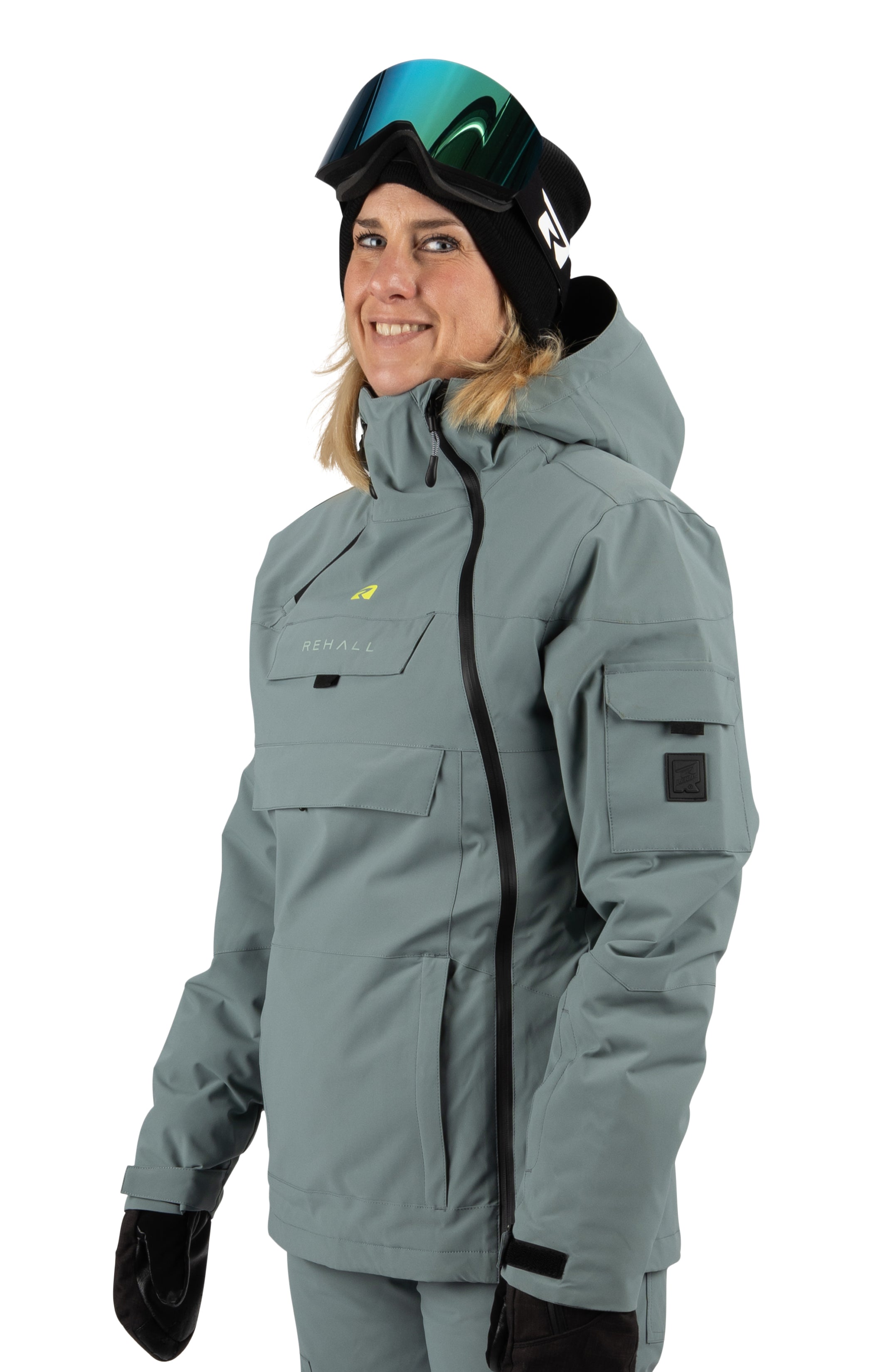 Montec Doom Green Womens Snowboard Jacket Doom Ski Jacket Montec