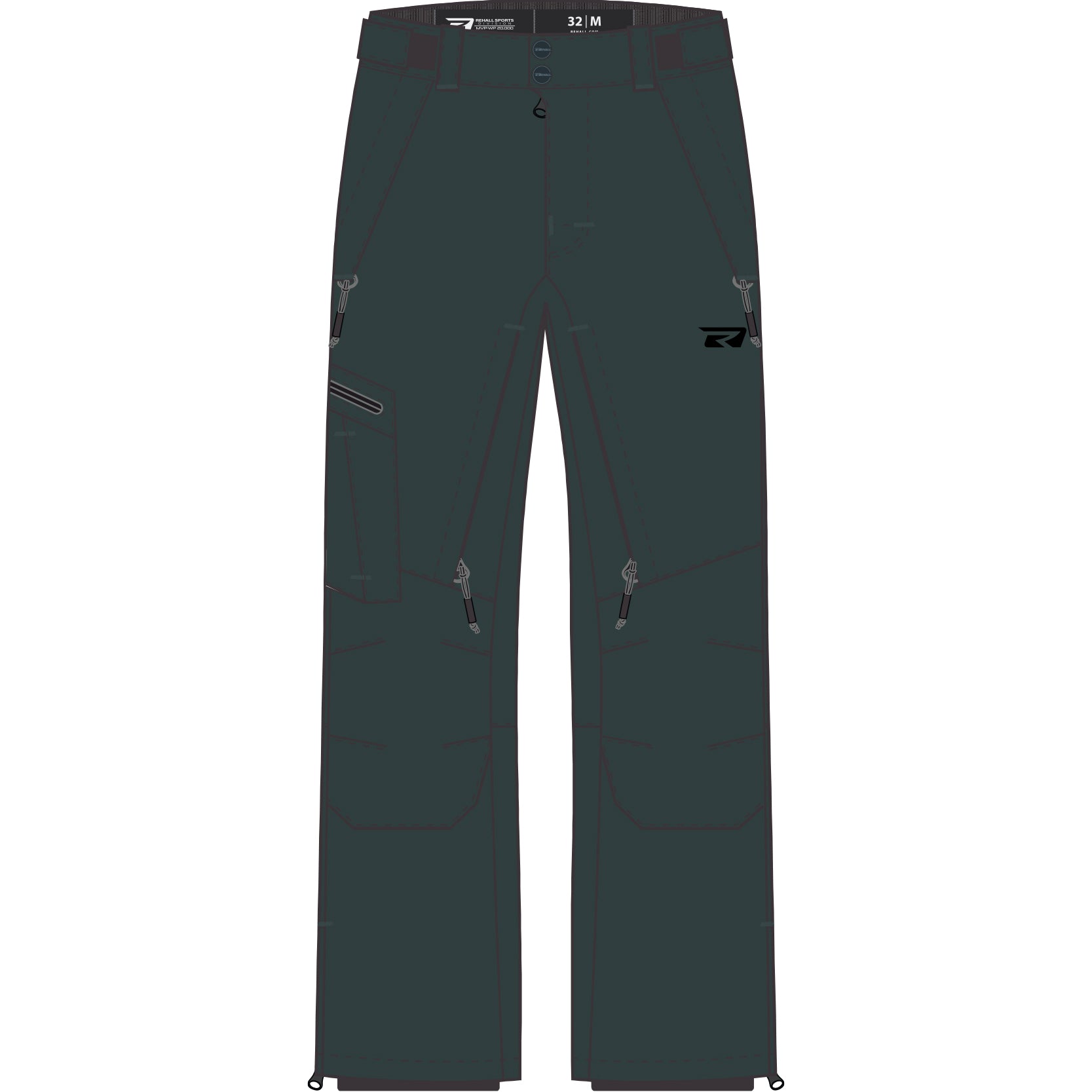 LARICKS-R - Rehall Men Snowboard Trousers