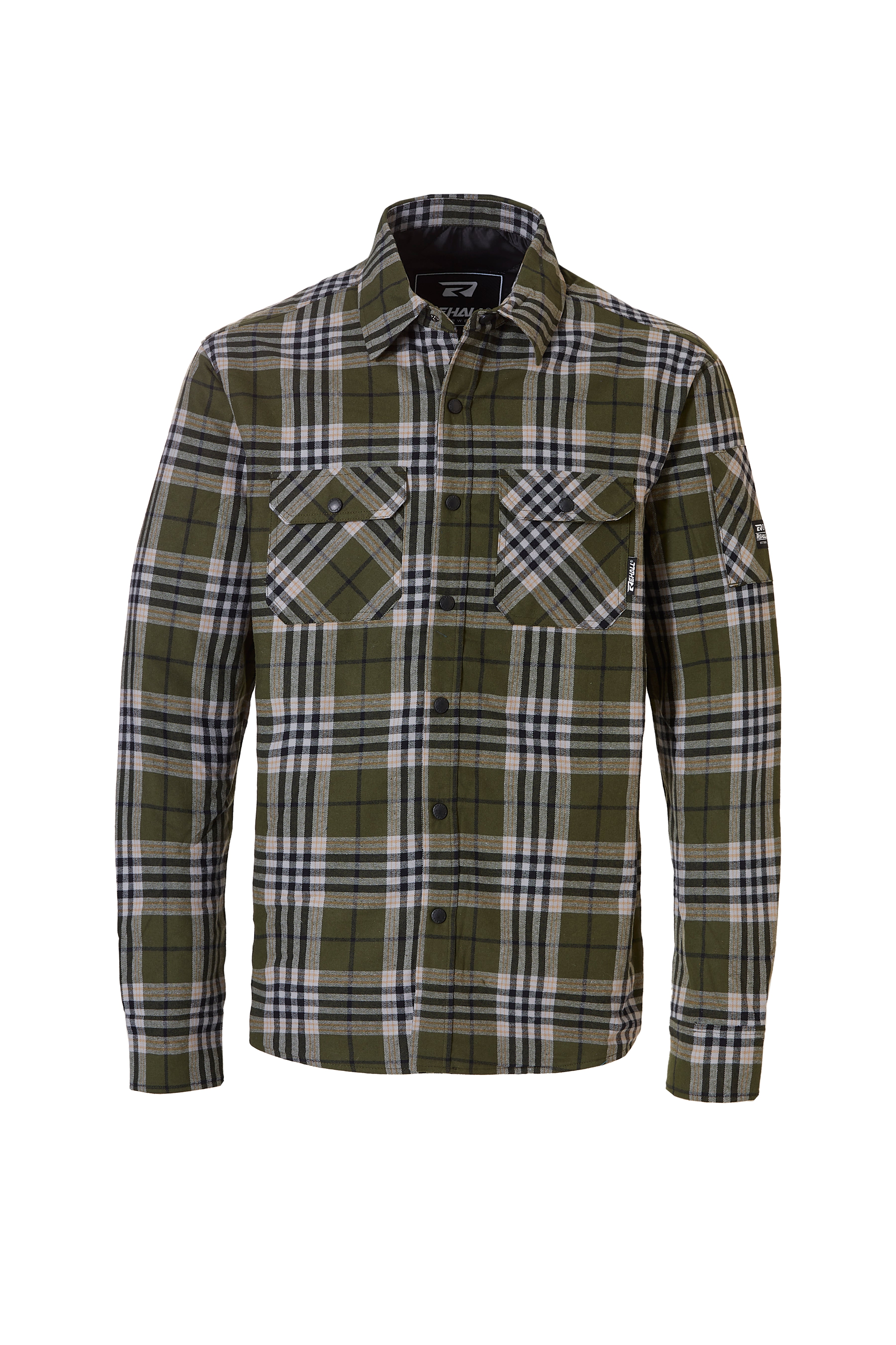 Checks Olive Black